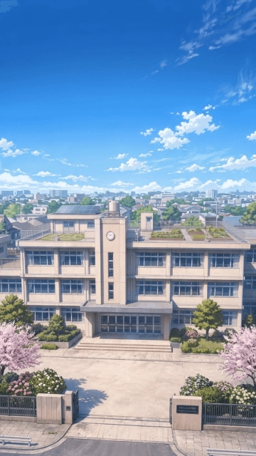 Free Anime School Template to Edit Online