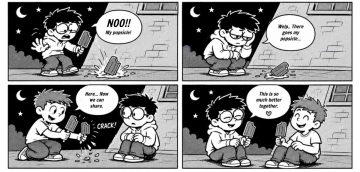 Free Friendship Comic Strip Template to Edit Online