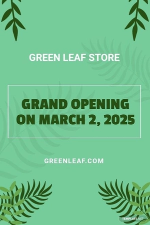 Free Grand Opening Announcement Tumblr Post Template to Edit Online