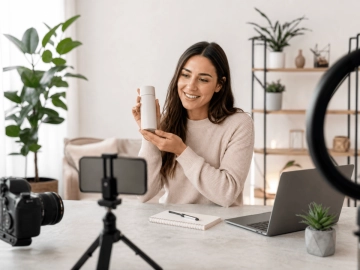 Free Influencer Affiliate Sample Photo Template to Edit Online