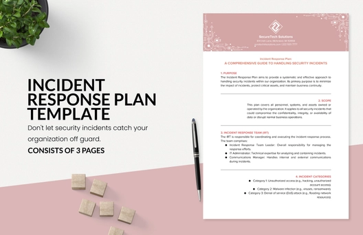 Incident Response Plan Template