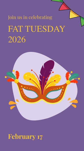 Free Mardi Grass Event Instagram Story Template to Edit Online Free Mardi Grass Event Instagram Story Template to Edit Online