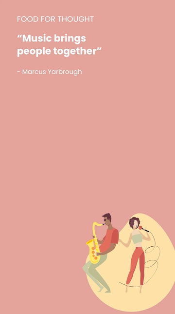 Free Music Quote Snapchat Geofilter Template to Edit Online