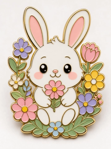 Free Enamel Pin Merch Template to Edit Online