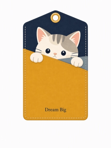 Free ID Card Holder Merch Template to Edit Online