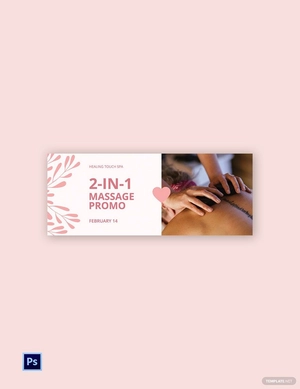Valentines Day Massage Coupon Template