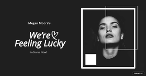 Free Music Promotion Facebook Post Template to Edit Online