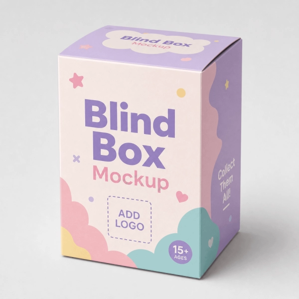 Free Blind Box Mockup Template to Edit Online
