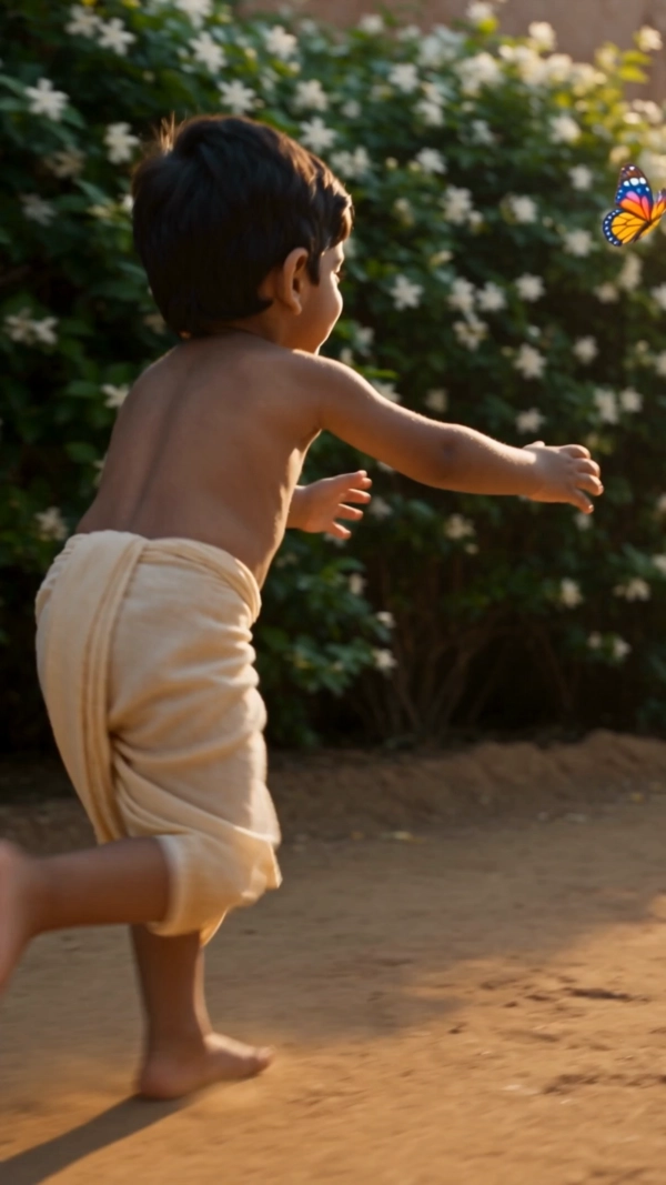 Little Krishna Butter Thief Janmashtami Video Template