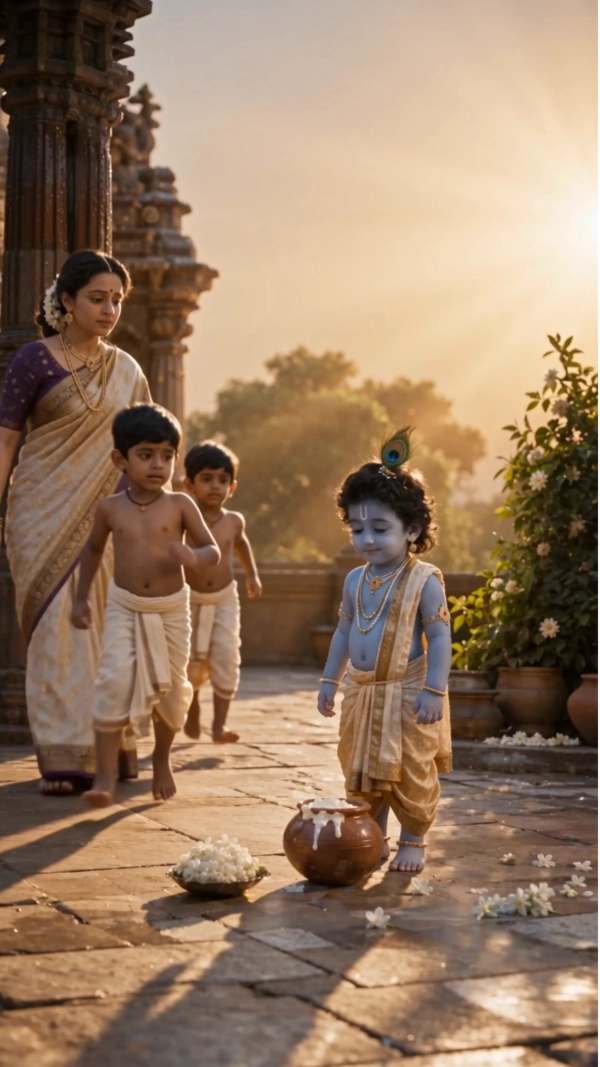 Little Krishna’s Divine Universe Janmashtami Video