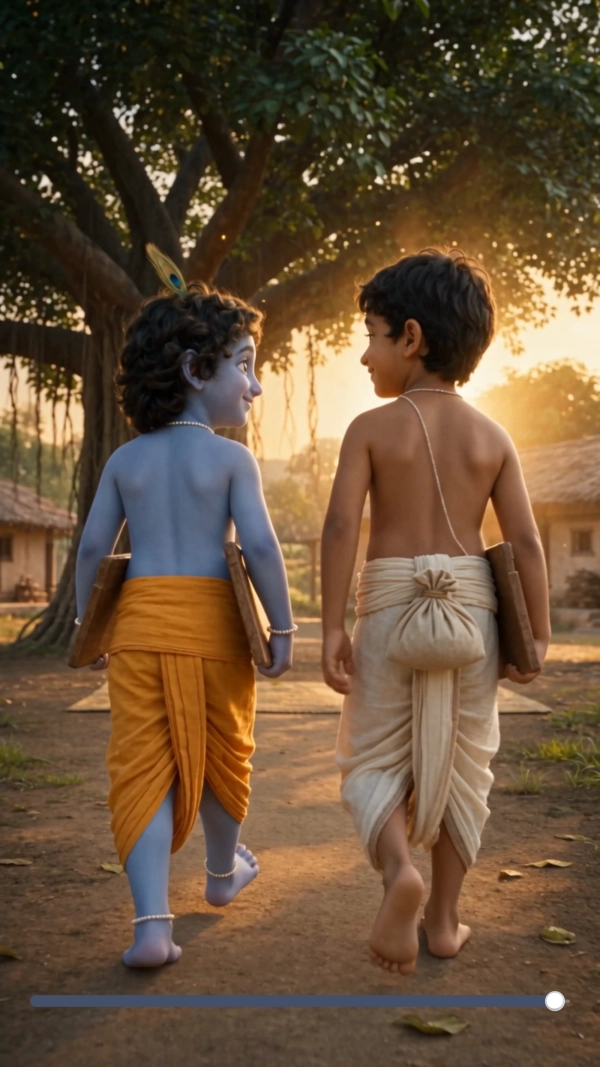 Krishna and Sudama Friendship Janmashtami Video