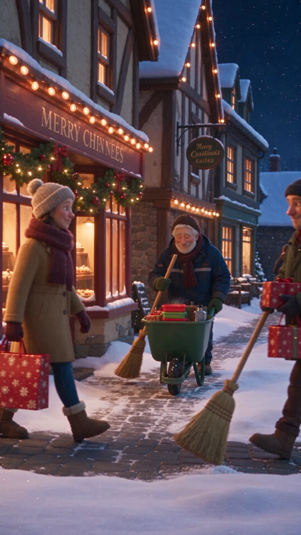 The Christmas Dinner Left Outside Video Template