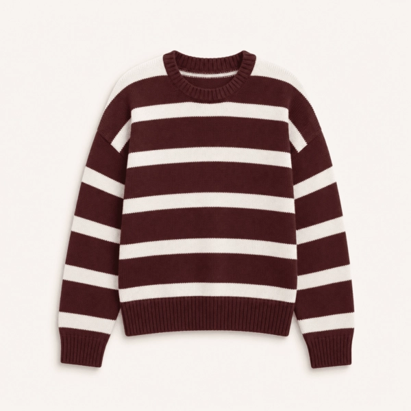 Free Striped Sweater Product Photography Template to Edit Online