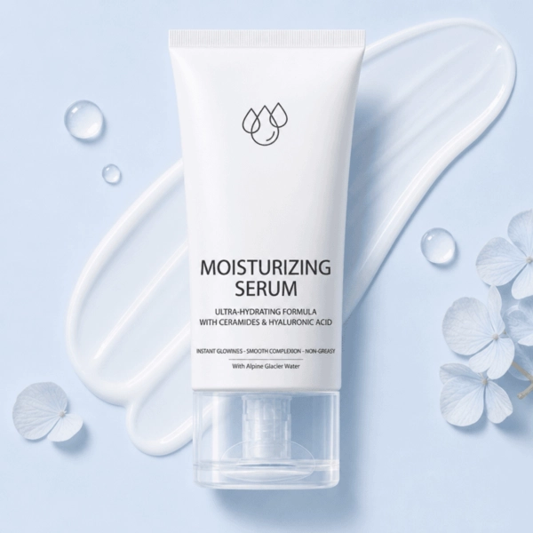 Free Moisturizing Serum Flat Lay Template to Edit Online
