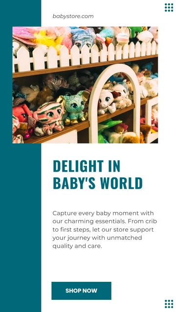 Free Baby Store Instagram Ad Template to Edit Online