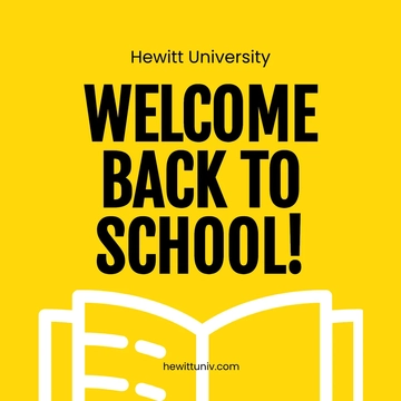 Free Back To School Instagram Ad Template to Edit Online