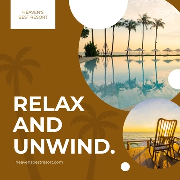 Free Resort Instagram Ad Template to Edit Online