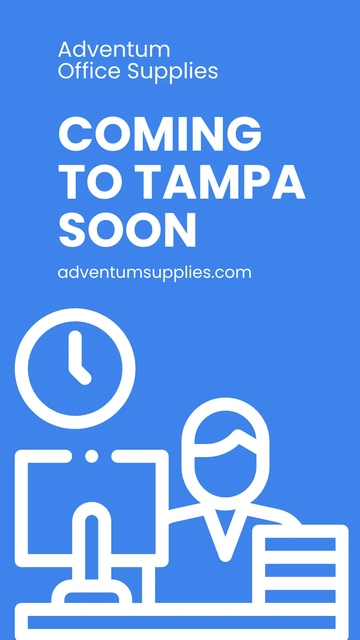 Free Coming Soon Facebook Story Template to Edit Online