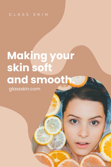 Free Skincare Pinterest Pin Template to Edit Online