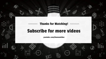 Free Education YouTube End Screen Template to Edit Online