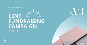 Free Church Fundraiser Facebook Post Template to Edit Online