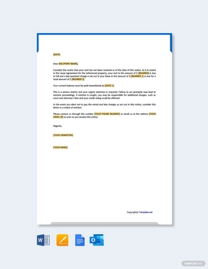 Warning Letter to Tenant for Late Payment