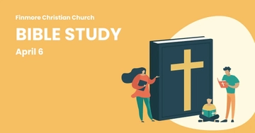 Free Bible Study Facebook Post Template to Edit Online