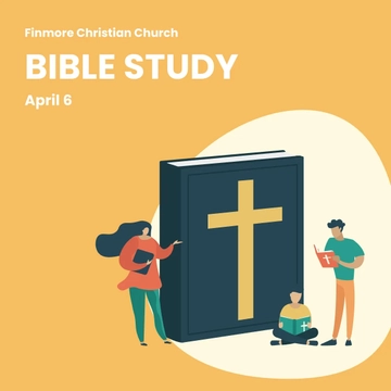 Free Bible Study Instagram Post Template to Edit Online