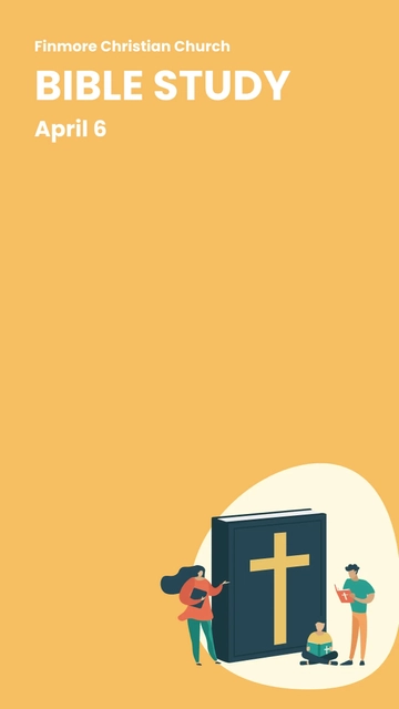 Free Bible Study Snapchat Geofilter Template to Edit Online