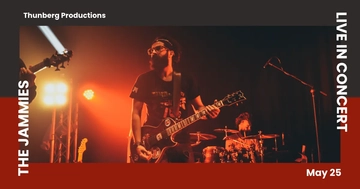 Free Live Concert Facebook Post Template to Edit Online
