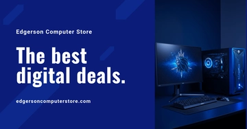 Free Computer Store Facebook Ad Template to Edit Online