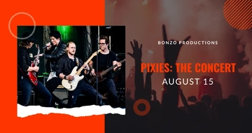 Free Concert Announcement Facebook Post Template to Edit Online