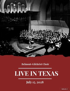 Choir Concert Flyer Template