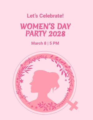 Women's Day Celebration Flyer Template