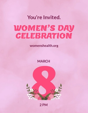 Women's Day Event Flyer Template