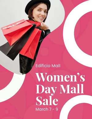 Women's Day Promotion Flyer Template
