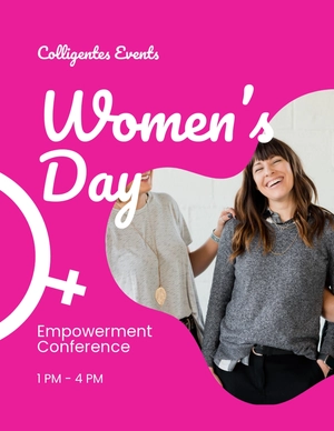 Women's Day Conference Flyer Template