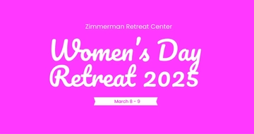Free Women's Retreat Facebook Post Template to Edit Online