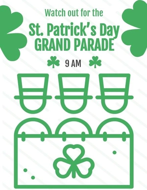 St. Patricks Day Parade Flyer Template