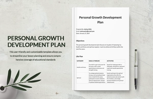 Personal Growth Development Plan Template