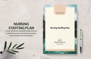 Nursing Staffing Plan Template