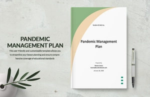 Pandemic Management Plan Template
