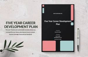 Five Year Career Development Plan Template