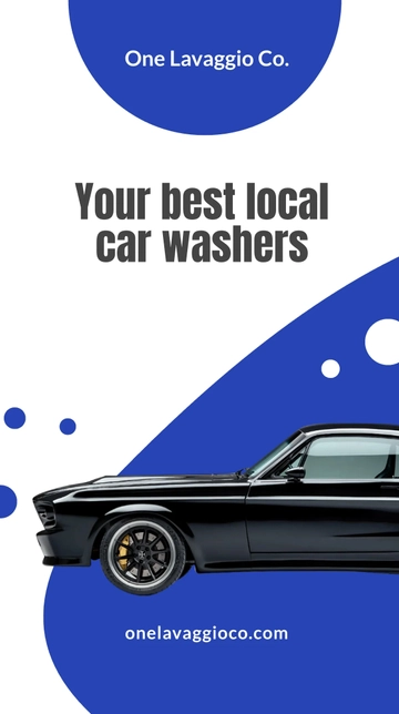 Free Simple Car Wash Instagram story Template to Edit Online Free Simple Car Wash Instagram story Template to Edit Online