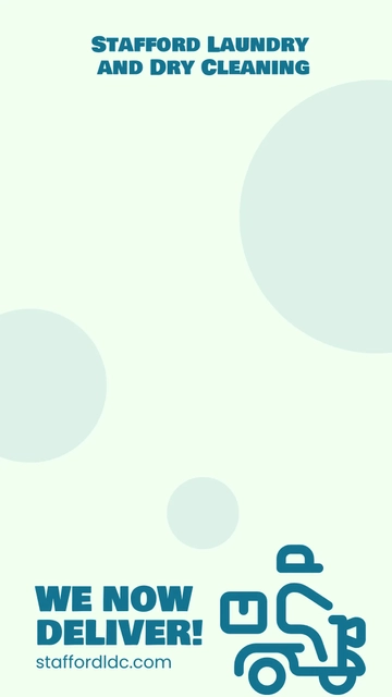 Free Laundry Delivery Snapchat Geofilter Template to Edit Online