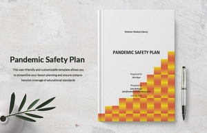 Pandemic Safety Plan Template