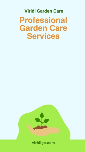 Free Gardening Service Snapchat Geofilter Template to Edit Online
