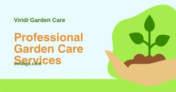 Free Gardening Service Facebook Post Template to Edit Online