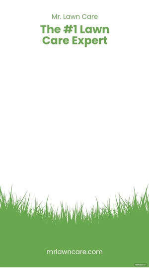 Free Lawn Care Advertising Snapchat Geofilter Template to Edit Online