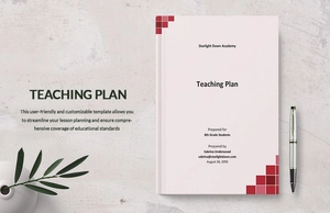 Teaching Plan Template